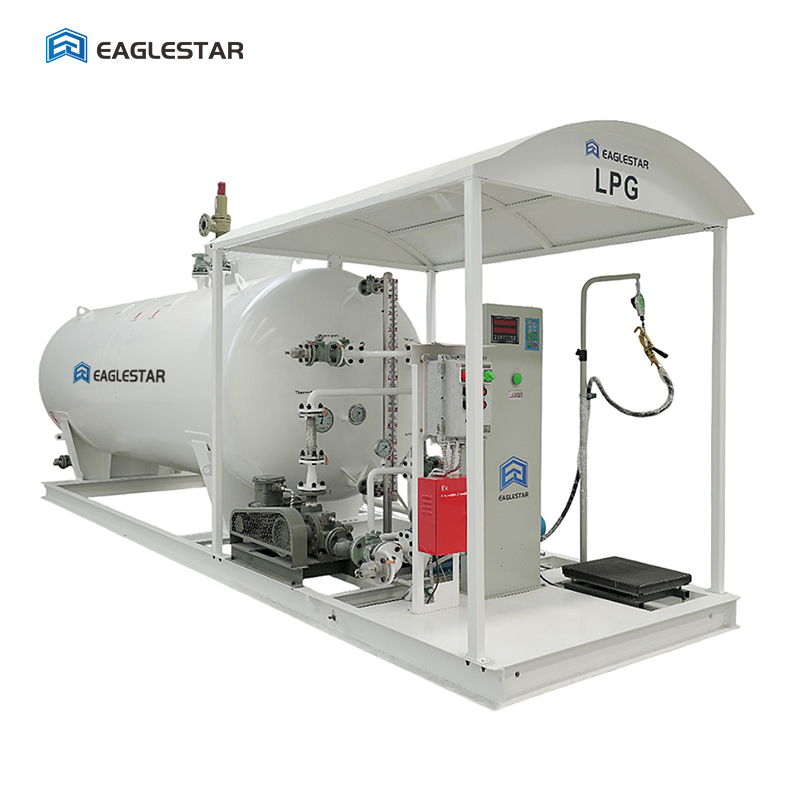 LPG Filling Scale Type Skid Filling Station