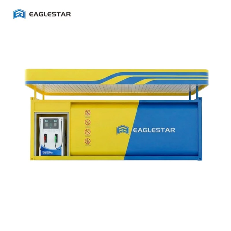 Containerized Fuel Station with Canopy